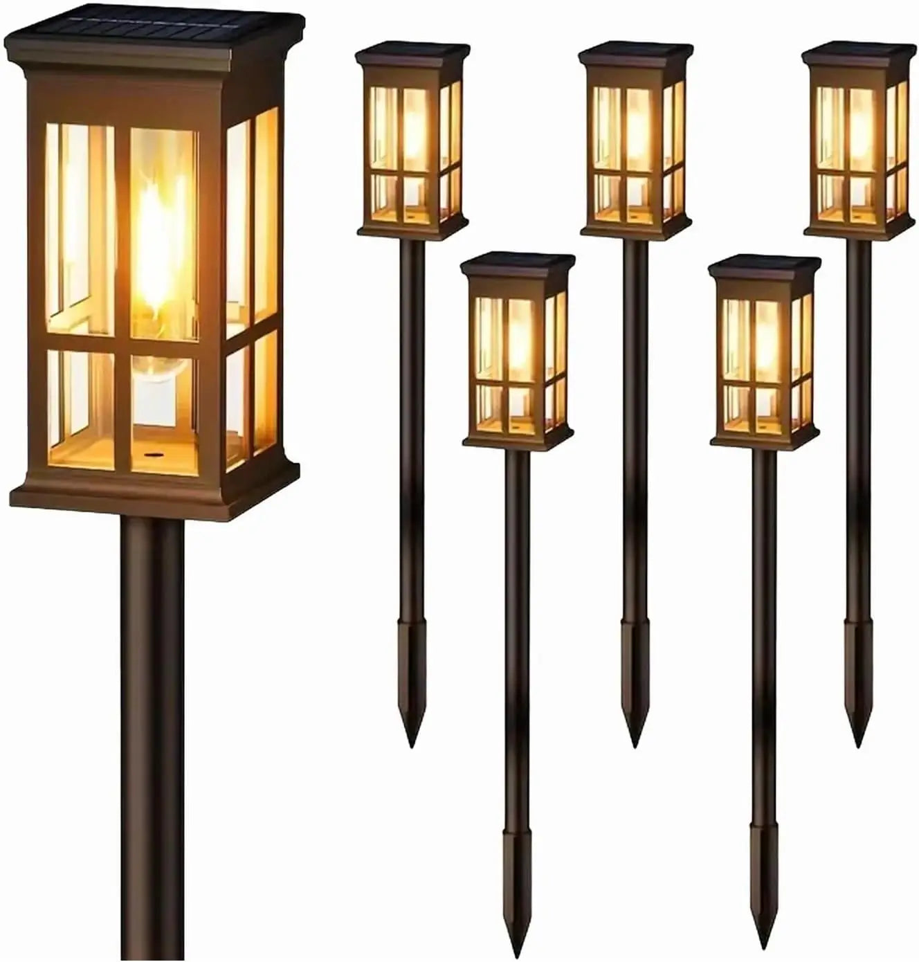 Solar Pathway Light Outdoor Lamp Waterproof Landscape Lighting for Garden Patio