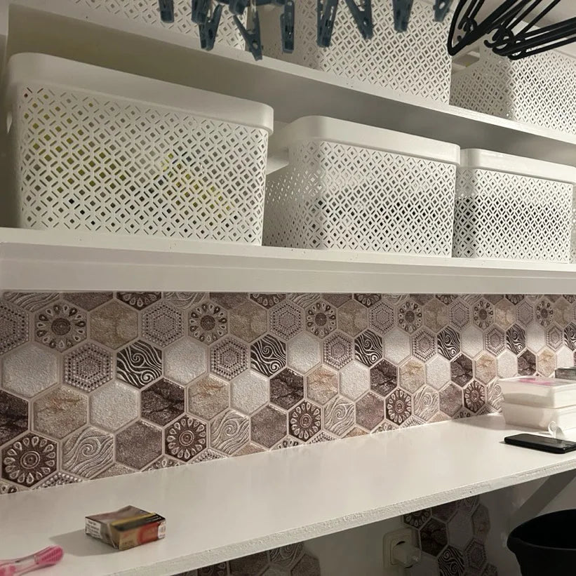 Self Adhesive Vinyl Wall Stickers Abstract Pattern 30x28cm