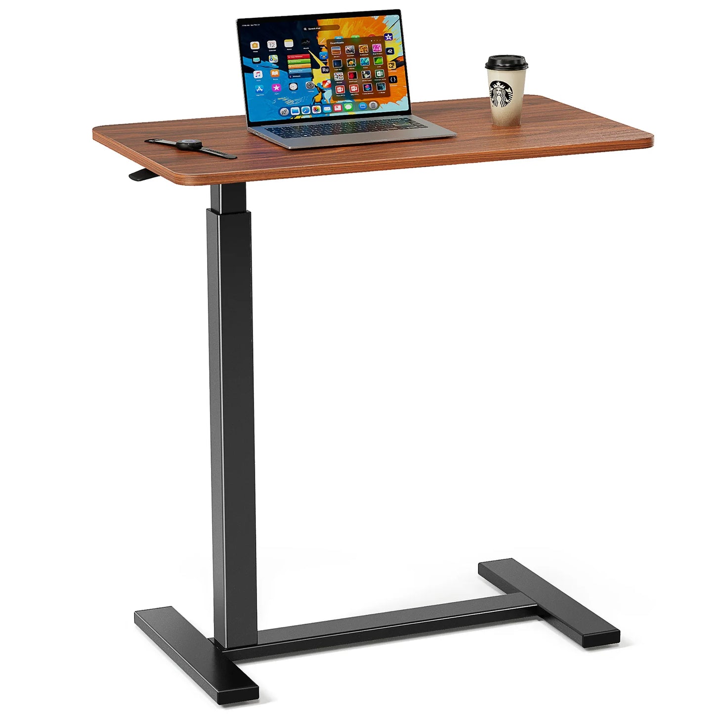 Overbed Bedside Sofa Table With Adjustable Height Desk