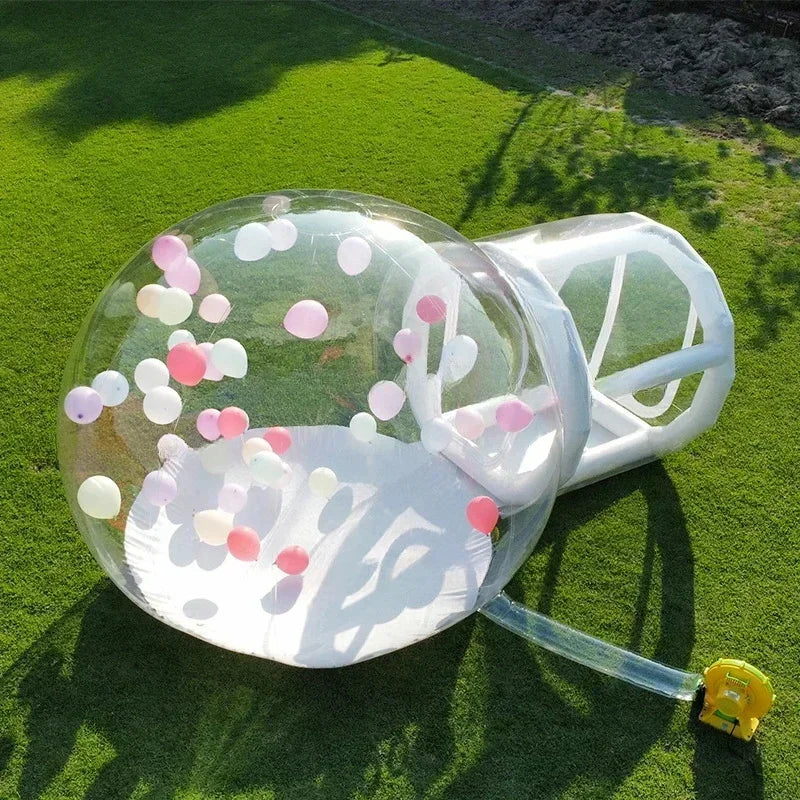 10FT Balloon Inflatable Bubble House Trampoline Castle Camping Tent Kids Party Children Toy Parks Event Commercial Rental