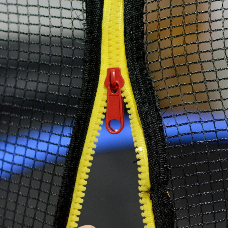 Outdoor Large Adult Trampoline With Safety Net Folding