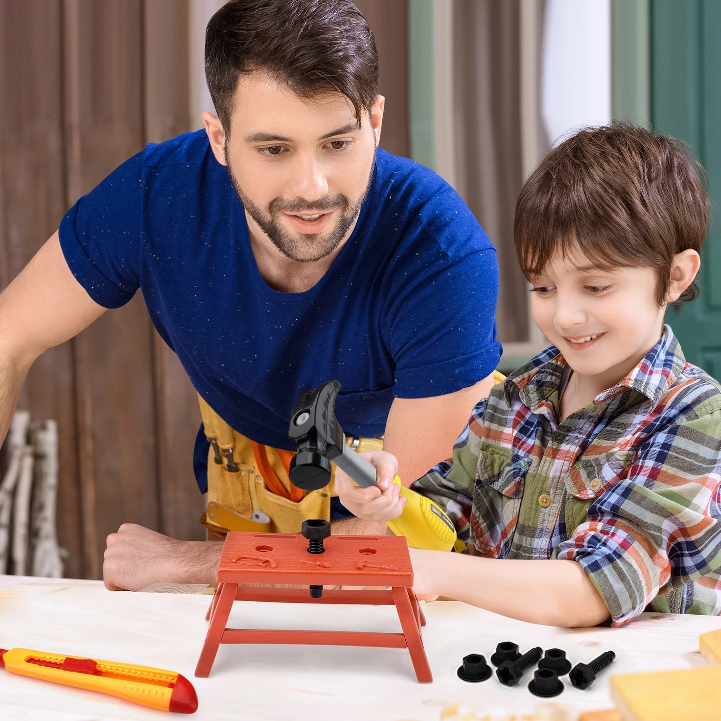 Children's repair kit Toys for boys aged 3-12 Screw assembly, disassembly and assembly