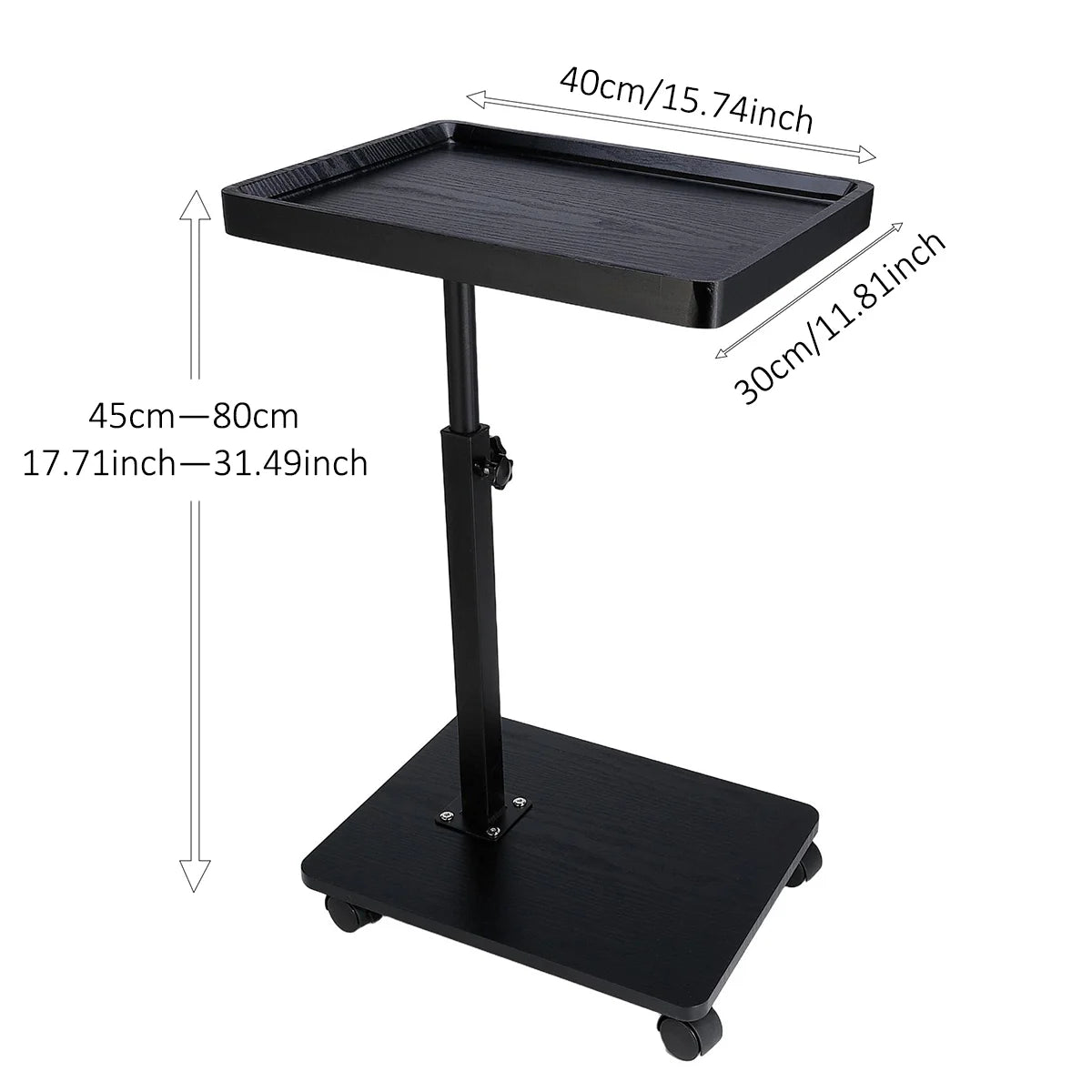 Side Table With Wheel C Shaped Living Room Sofa Side Cabinet Mobile Coffee Table Simple Small Square Table Bedroom Bedside Table