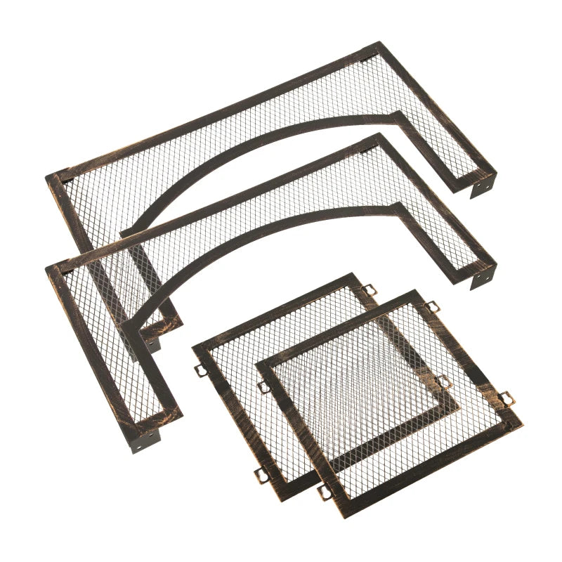 Red Mountain Valley 37 Inch Outdoor Wood Burning Fire Pit