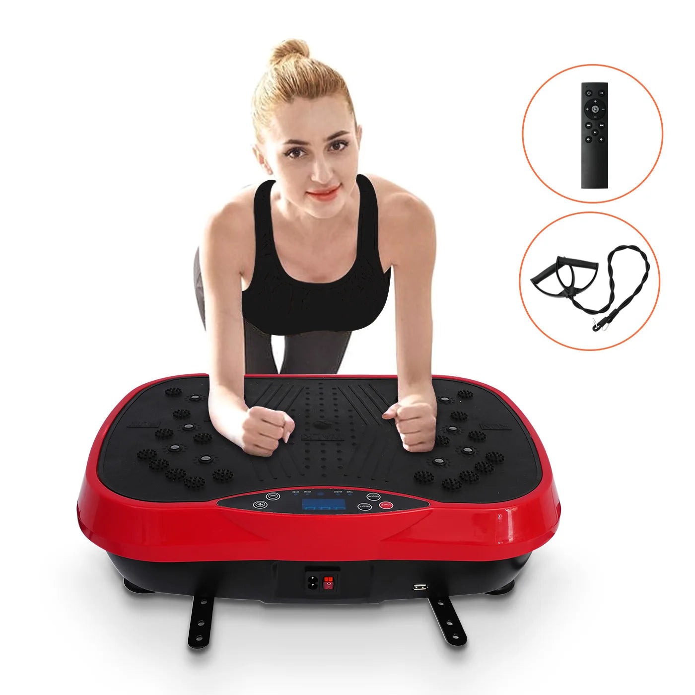 Vibration Plate Exercise Machine Fat Burning Home Fitness Equipment Portable