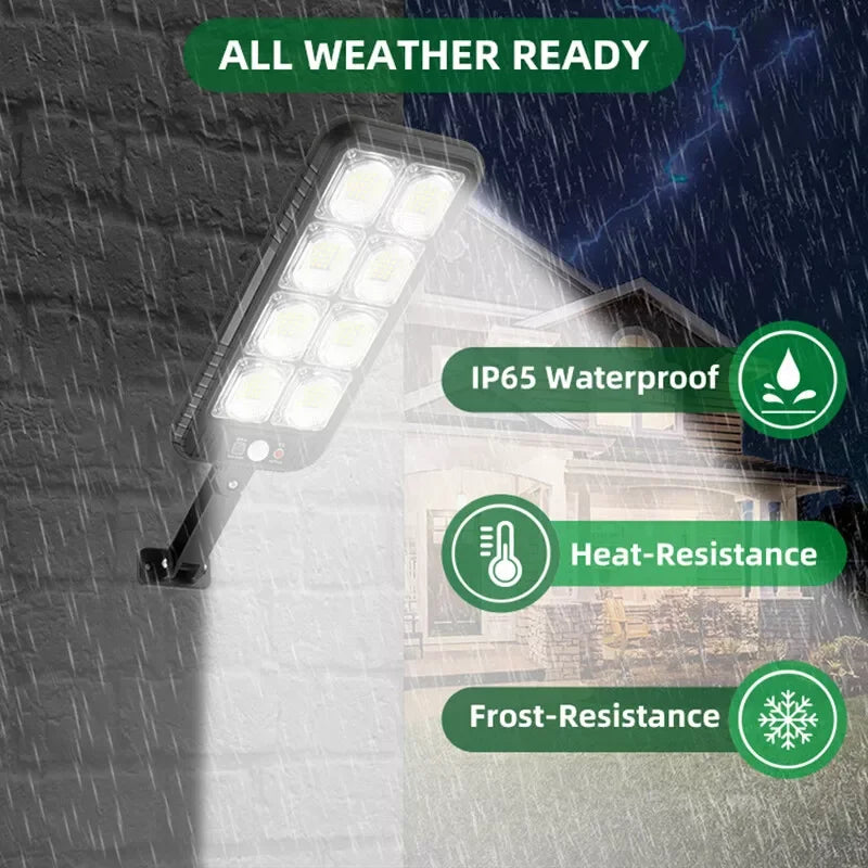 Outdoor Solar Street Light Motion Sensor LED Wall Lamp