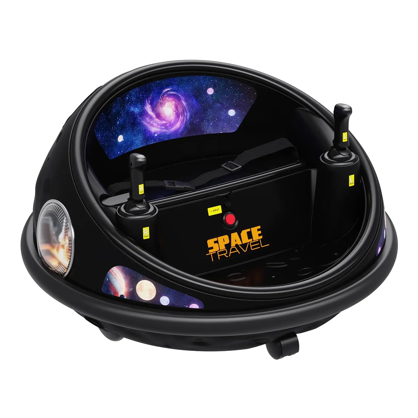 360 Degree Spin Kids Electric Bumper Car With Remote LED Lights Indoor Outdoor