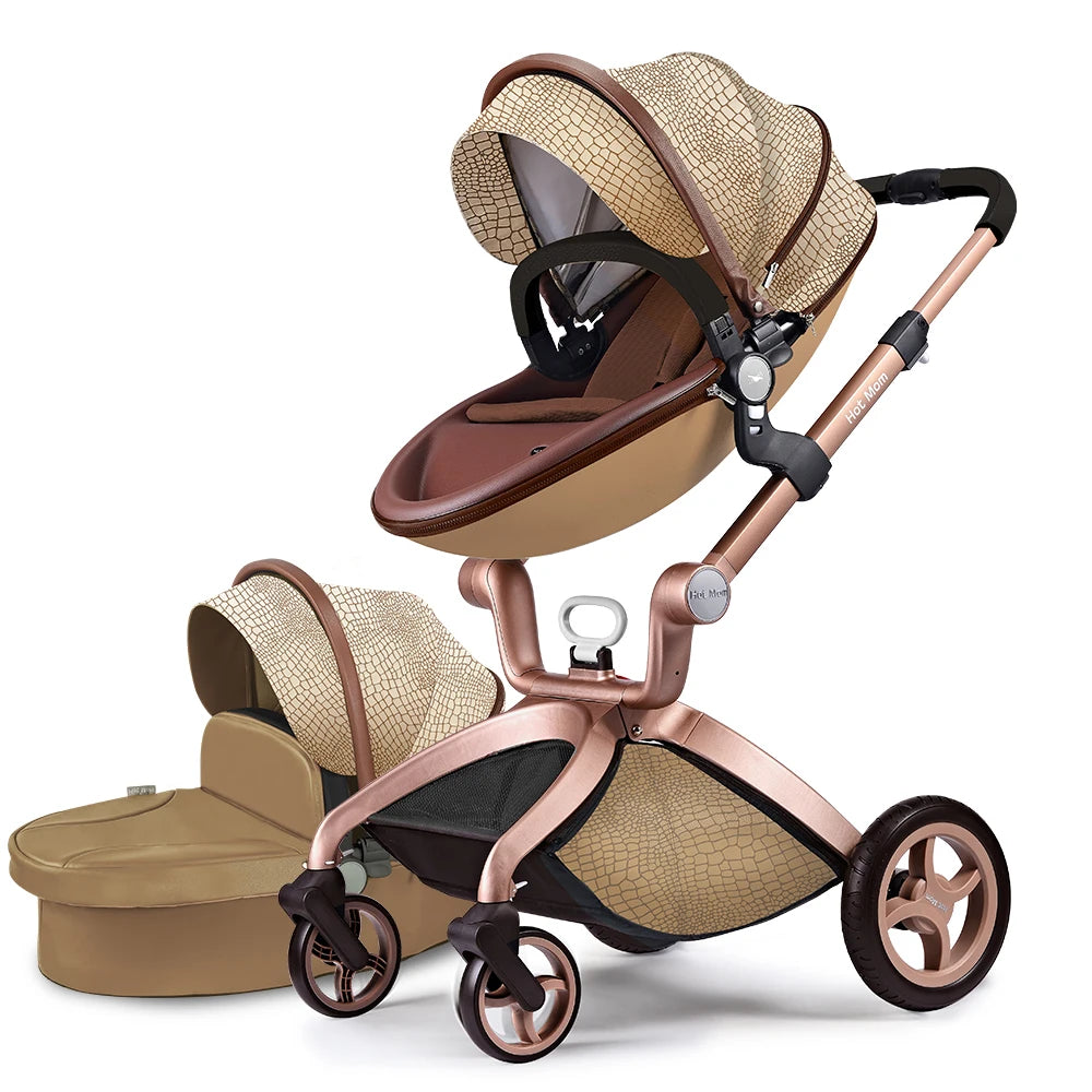 RecabLeght Baby Stroller Convertible With Adjustable Canopy Storage Basket