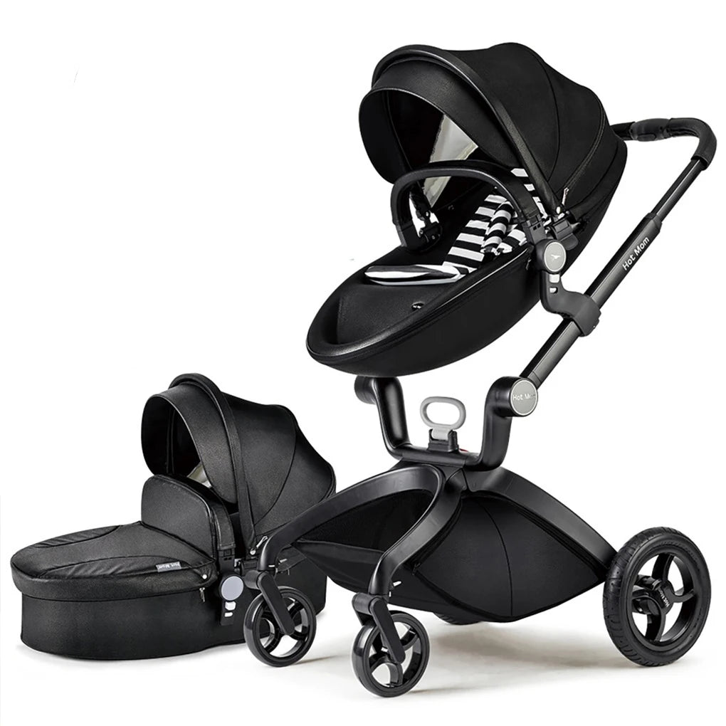 RecabLeght Baby Stroller Convertible With Adjustable Canopy Storage Basket