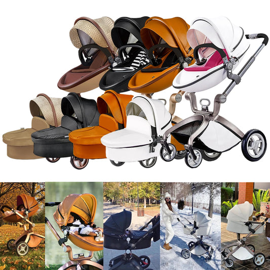 RecabLeght Baby Stroller Convertible With Adjustable Canopy Storage Basket
