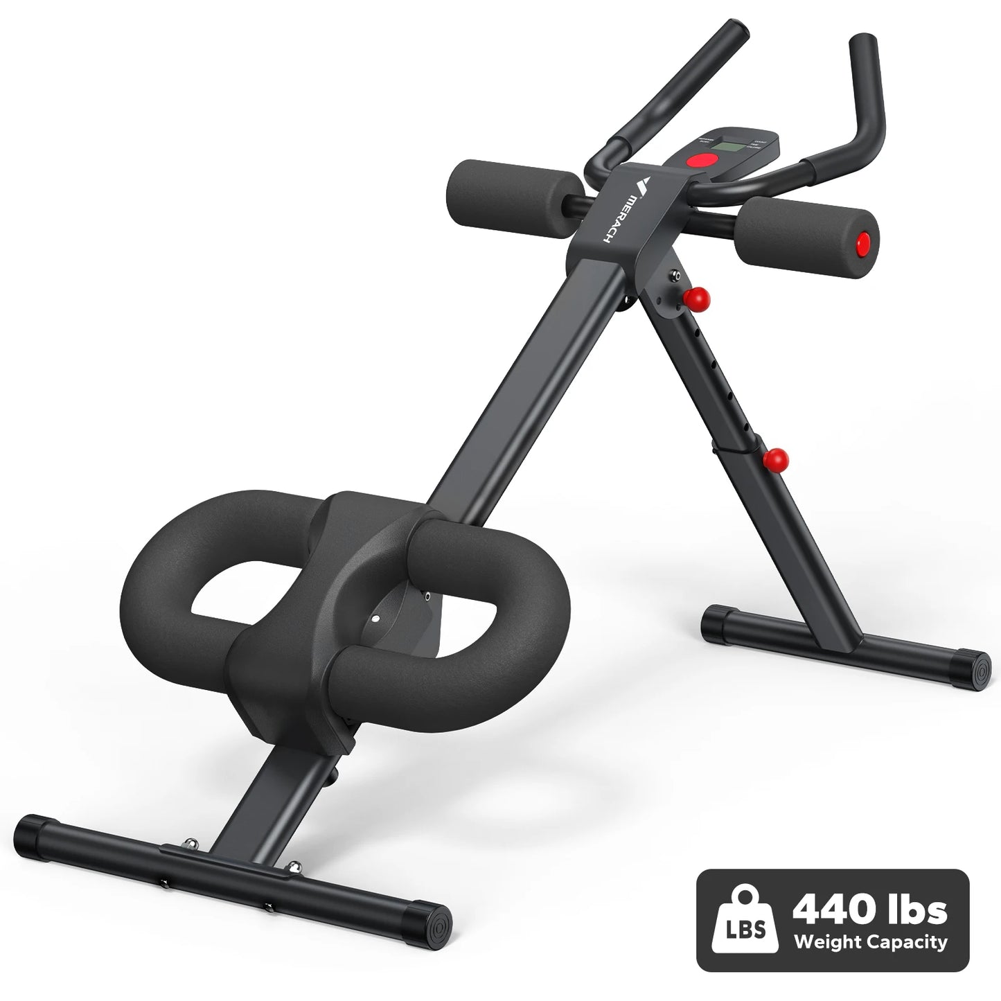 MERACH Ab Machine Adjustable Trainer Foldable Core Ab Exercise System