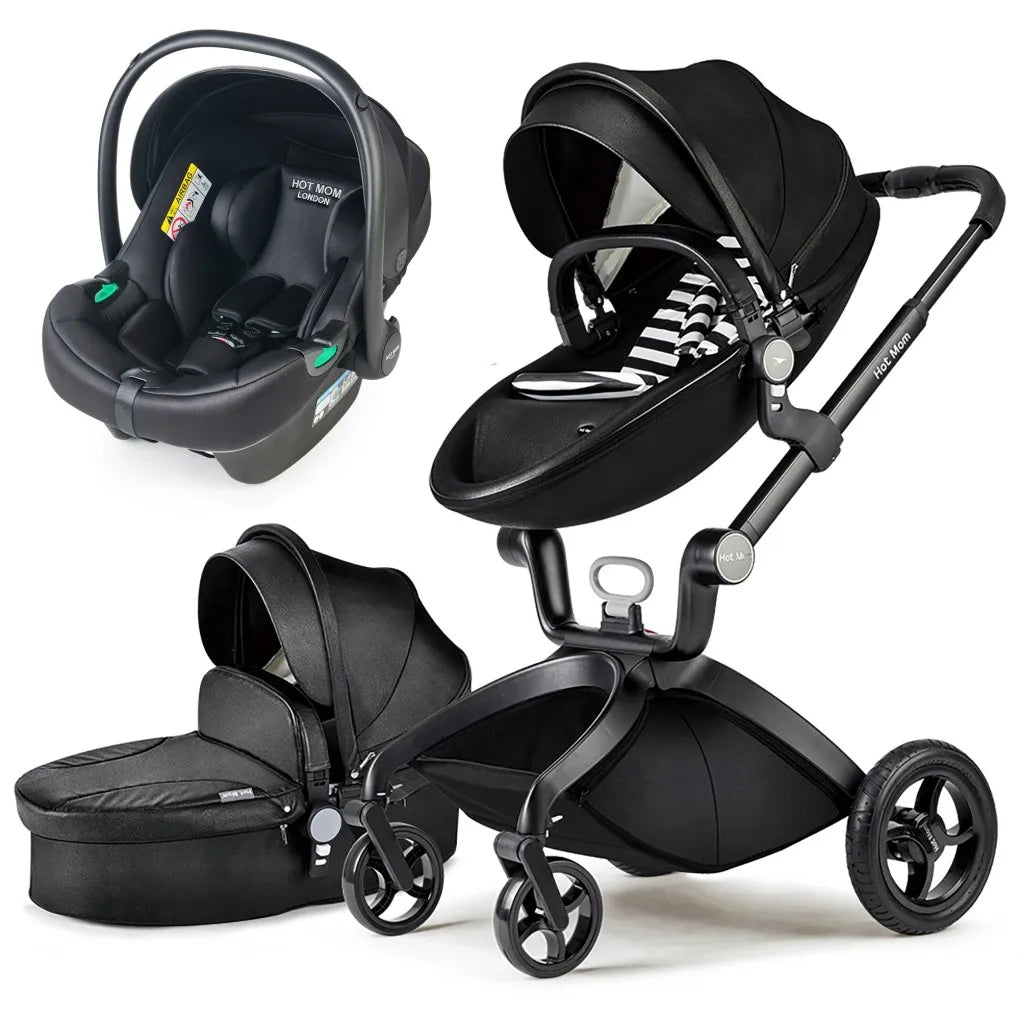 RecabLeght Baby Stroller Convertible With Adjustable Canopy Storage Basket