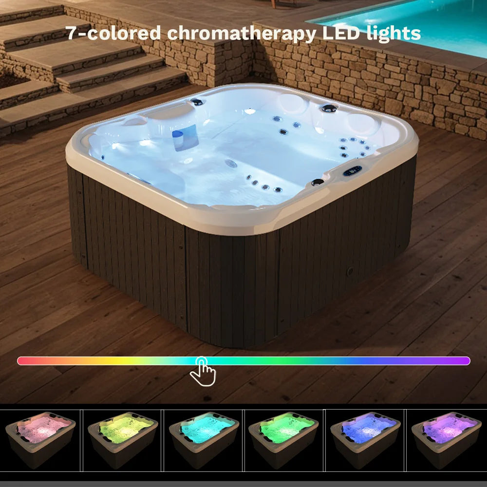 Victone 2 To 4 Person 25 Jet Hot Tub With Smart Control