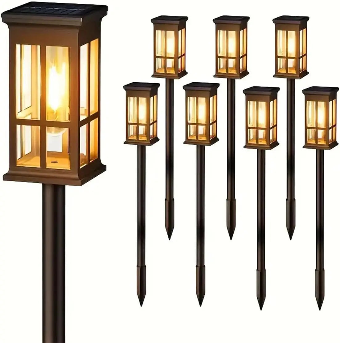 Solar Pathway Light Outdoor Lamp Waterproof Landscape Lighting for Garden Patio