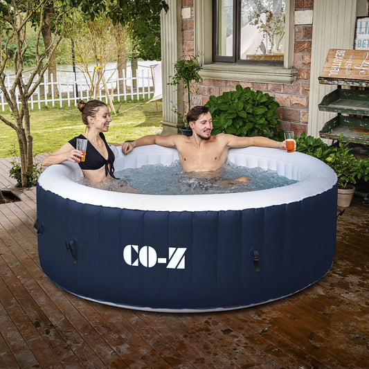 Inflatable Hot Tub Spa With Heater And Massaging Jets