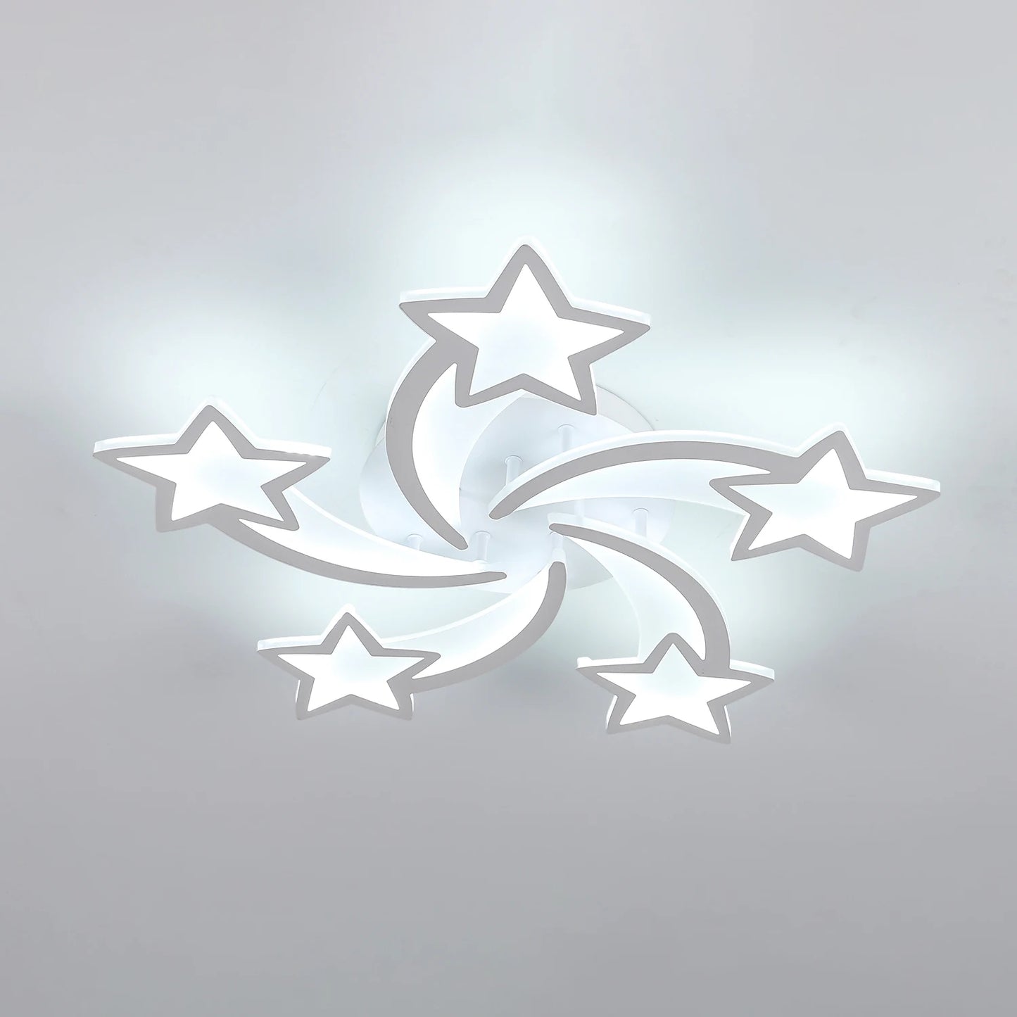 Star Shaped Led Ceiling Light 30W 3000K 6500K Living Room