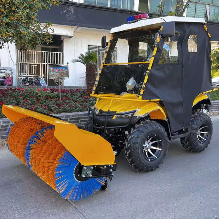 Ride-on Snowplow High-quality Rotary Snowplow, Multi-purpose Road Cleaning Equipment Snowplow