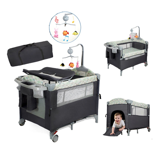 Pack N Play Portable Playard With Bassinet And Changing Table Newborn To Toddler