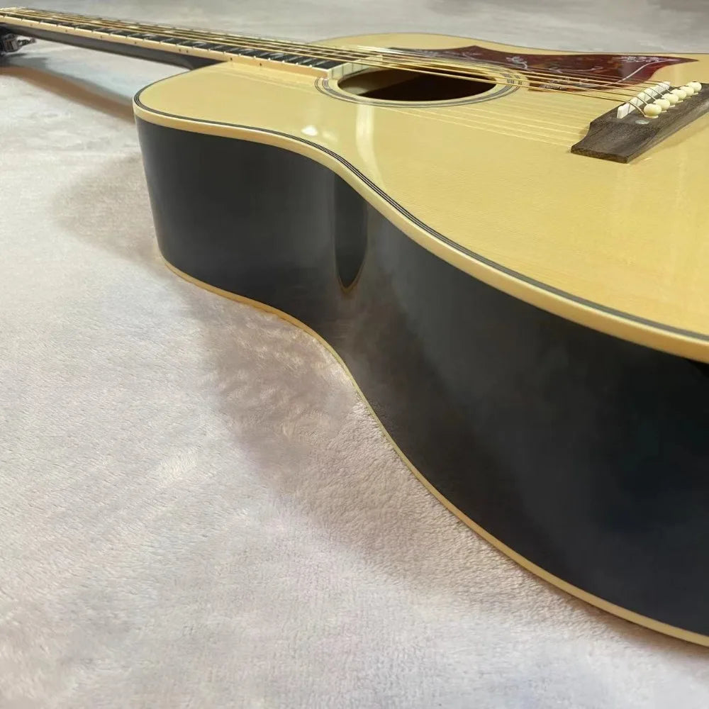 OUCEY 41 Inch Natural Wood Color Acoustic Guitar 6 Strings Spruce Top 20 Frets