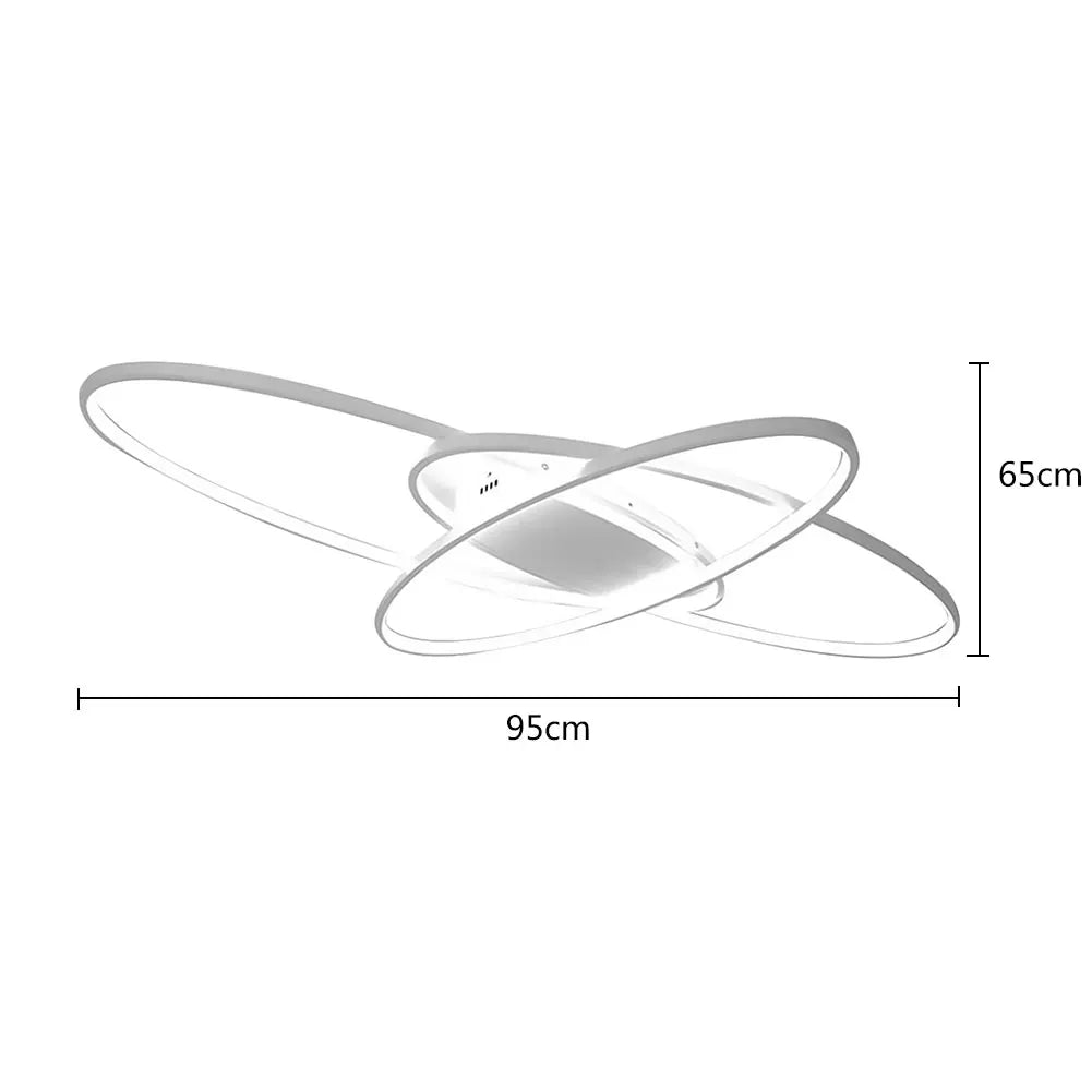 Geometric Modern Ceiling Light With Multifunctional Design