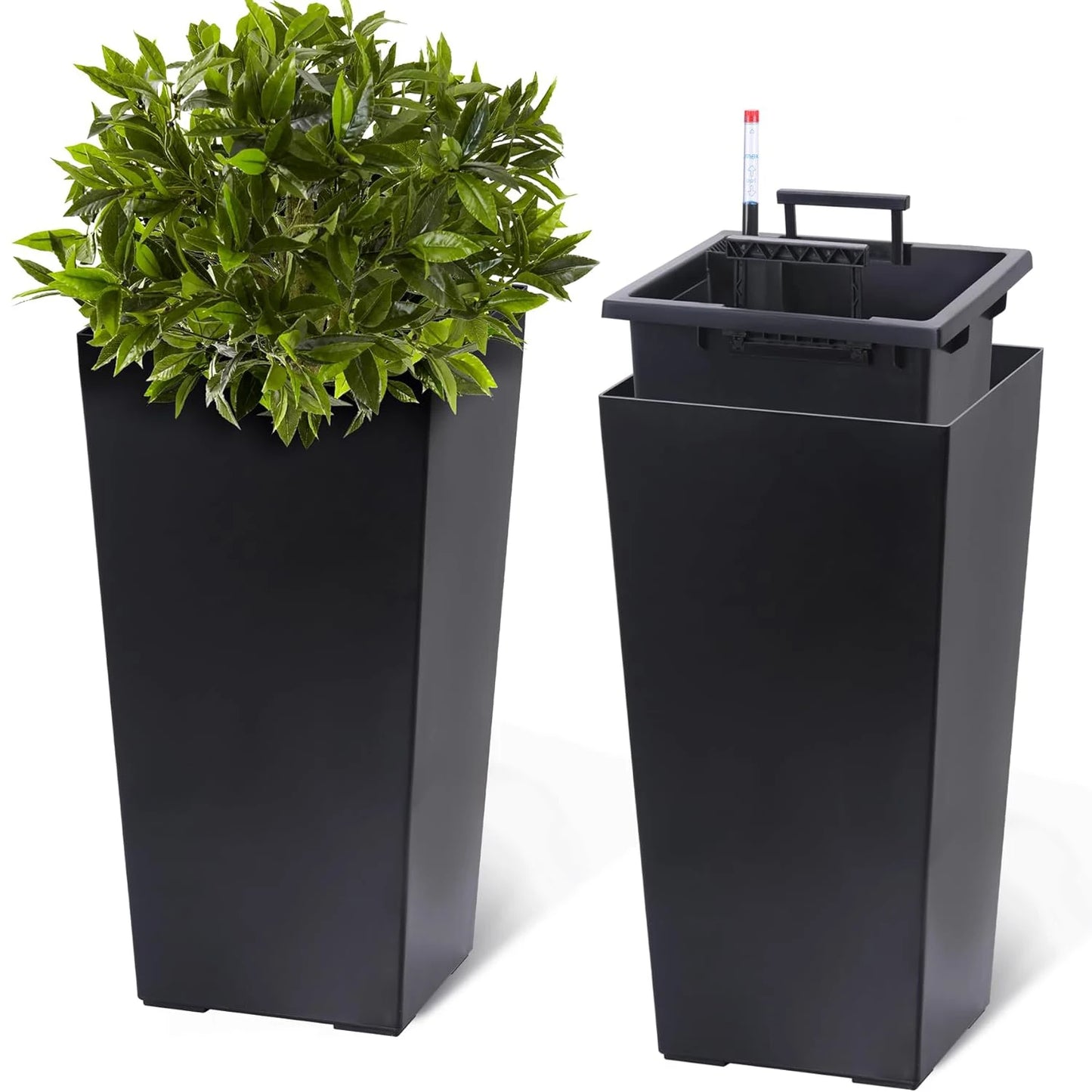 2 Pack 22.4 Inch Tall Indoor Outdoor Planter Shelf Insert