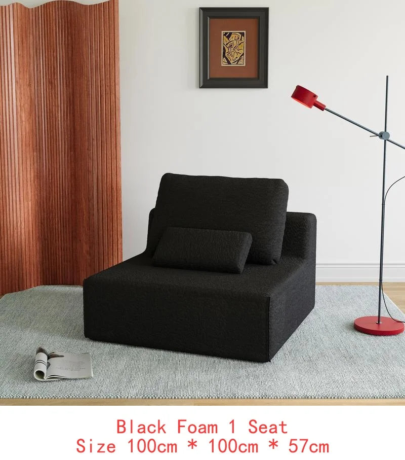 Oversized Modular Sectional Sofa, Luxury Boucle Couch Set, Convertible Compressed Sofa with Spacious Foam Filling for Living