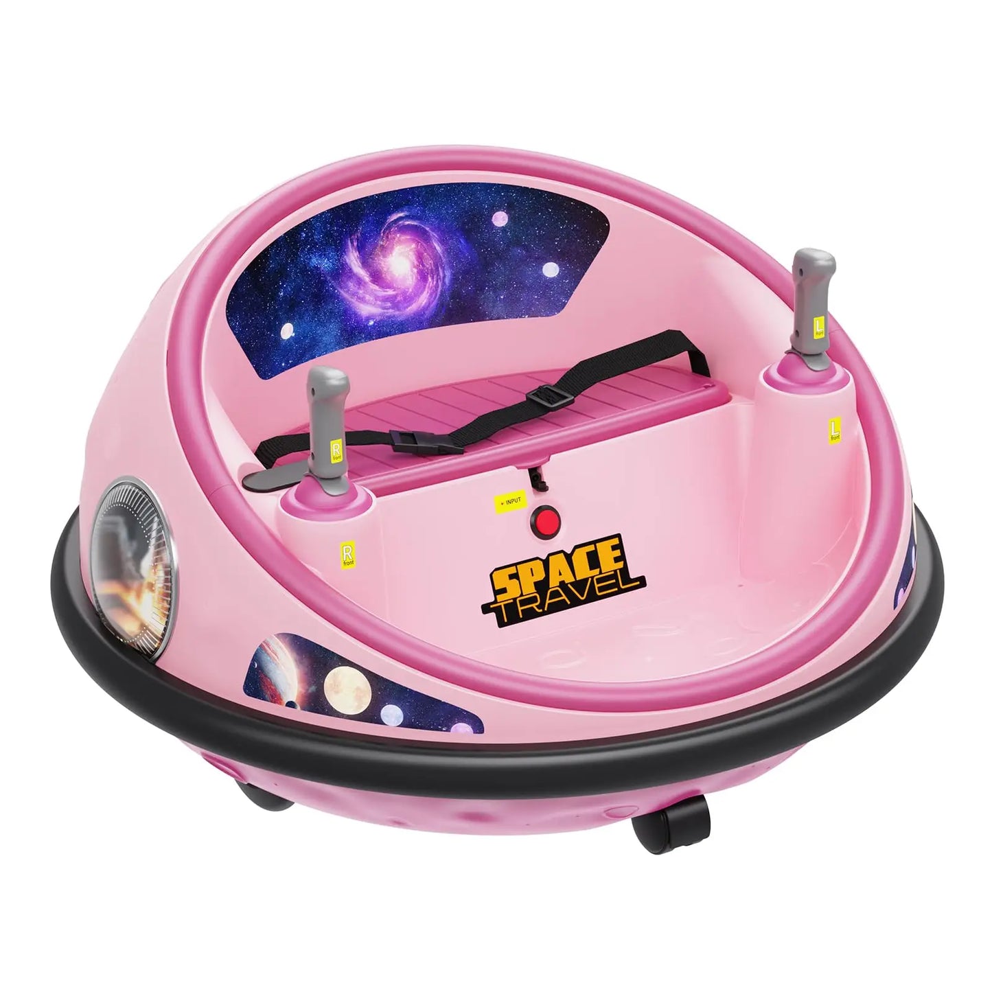 360 Degree Spin Kids Electric Bumper Car With Remote LED Lights Indoor Outdoor