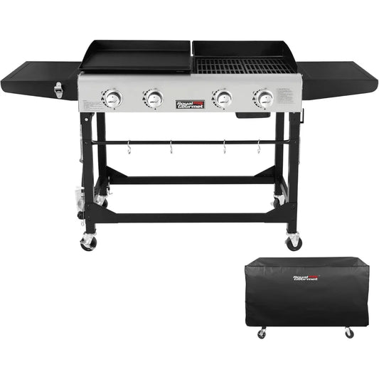 Royal Gourmet 4 Burner Propane Grill With Griddle And Cover