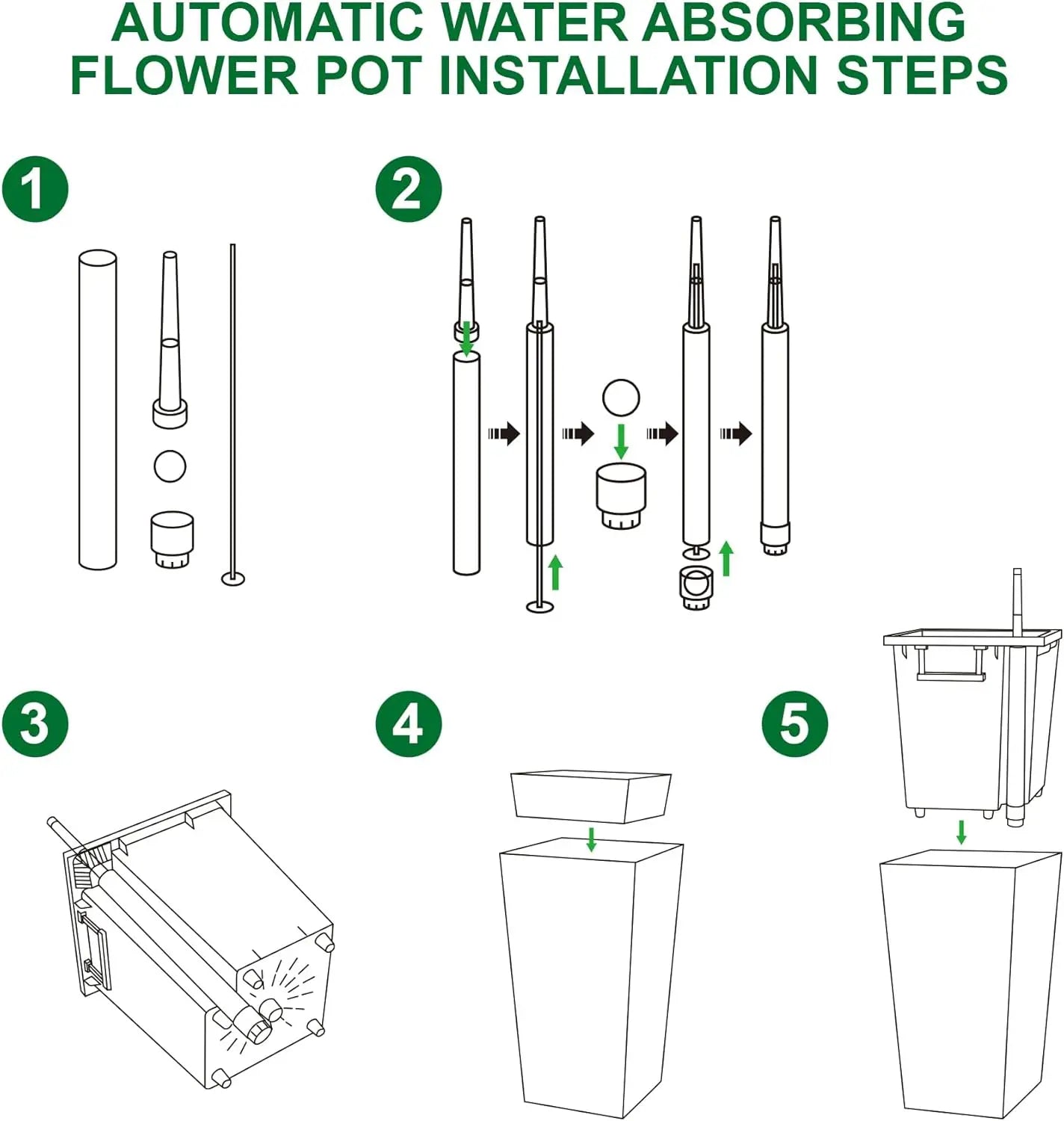 2 Pack 22.4 Inch Tall Indoor Outdoor Planter Shelf Insert