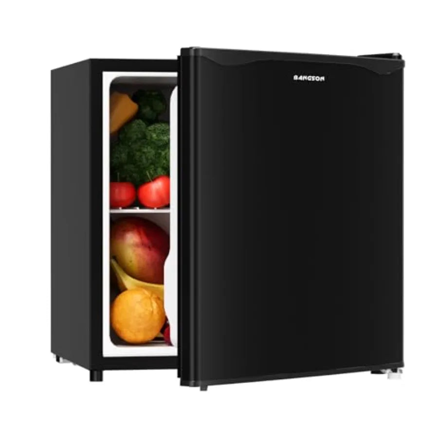 Mini Fridge 1.6 Cu Ft Freezer White Energy Saving Low Noise Compact Refrigerator