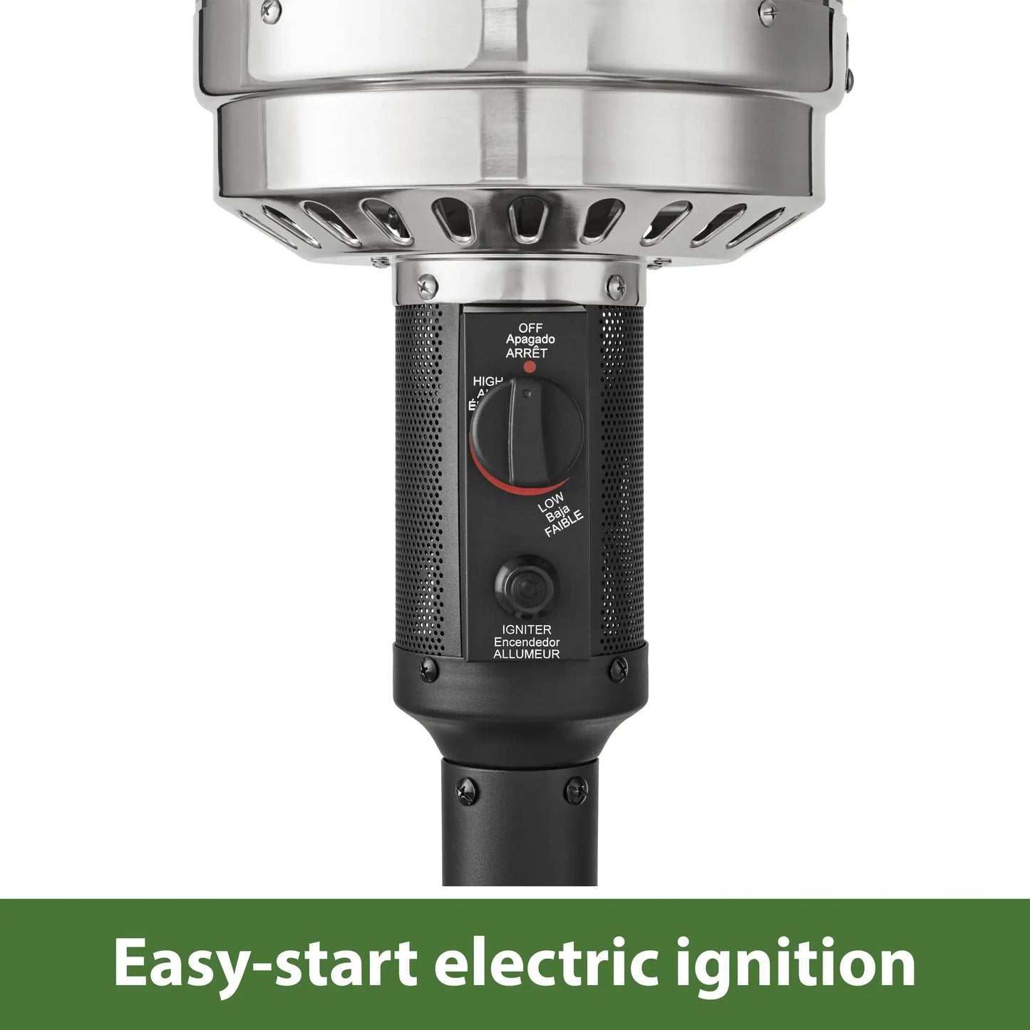48000 BTU Propane Outdoor Freestanding Patio Heater Black