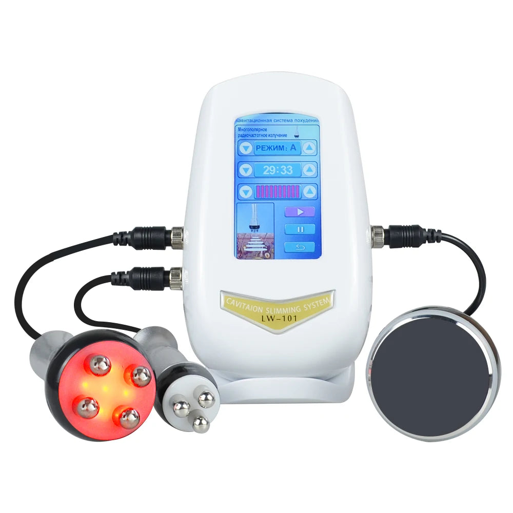Three In One Beauty Body Slimming Massager Cavitation Machine For Face And Body