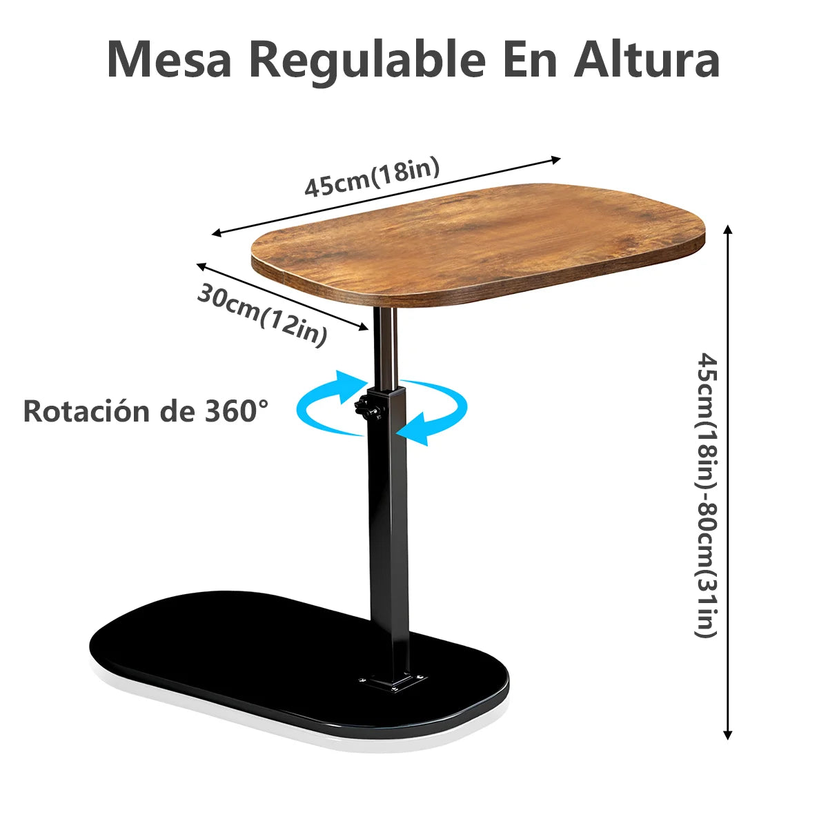 Side Table With Wheel C Shaped Living Room Sofa Side Cabinet Mobile Coffee Table Simple Small Square Table Bedroom Bedside Table