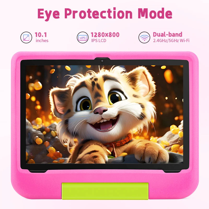 ANRY Kids Android Tablet 10.1 Inch Octa Core 8GB RAM 64GB ROM IPS Touch Screen
