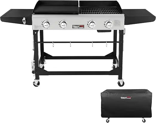 Royal Gourmet 4 Burner Propane Grill With Griddle And Cover