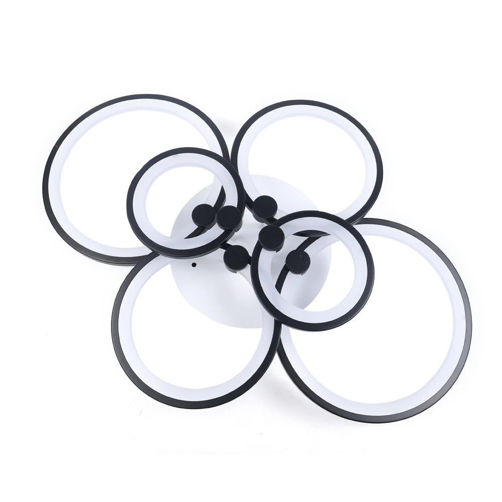 4 6 8 Heads Dimmable Acrylic LED Ceiling Light Flush Mount