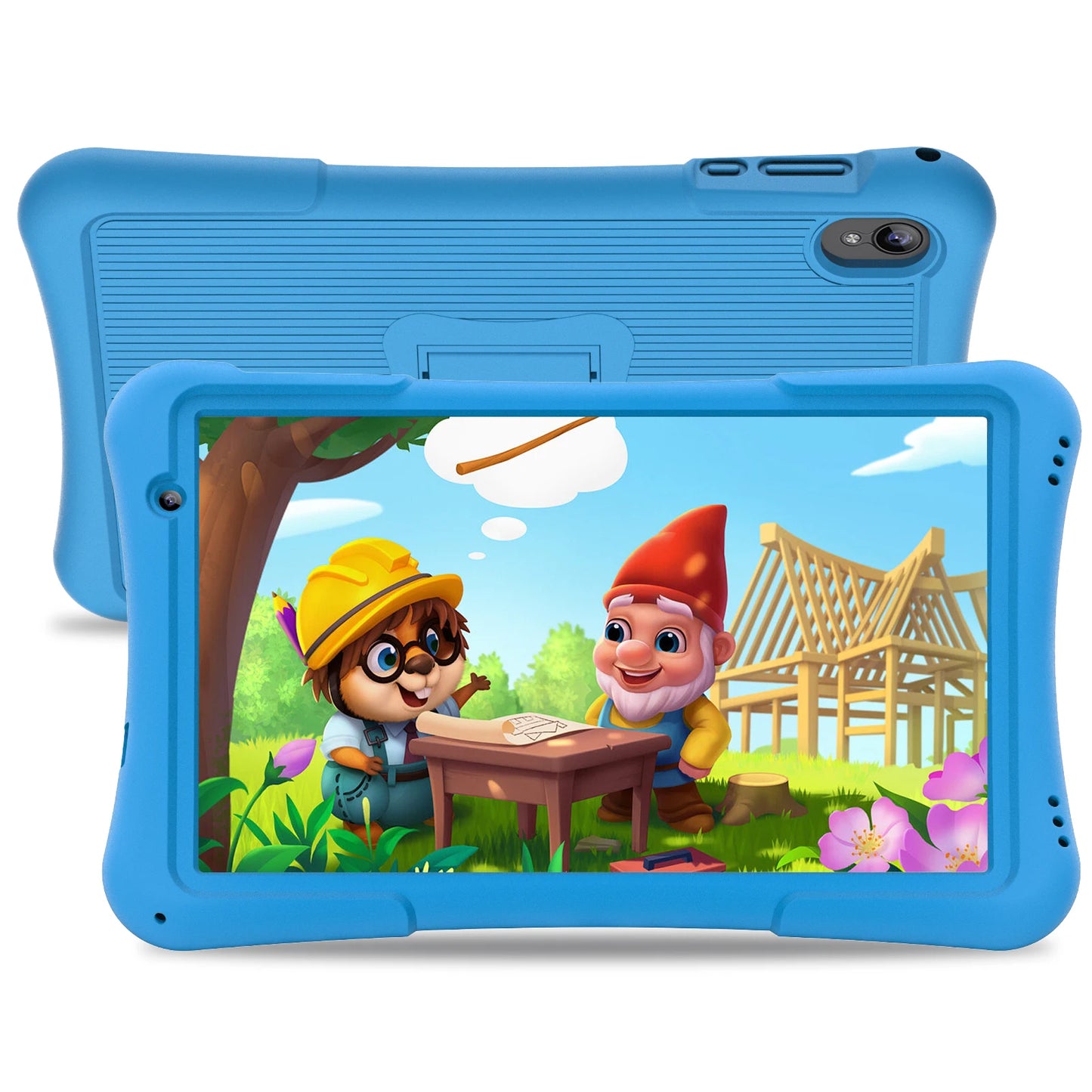 PRITOM 10 Inch Kids Tablet Android 12 With 4GB RAM 32GB Storage WiFi 6 Cameras