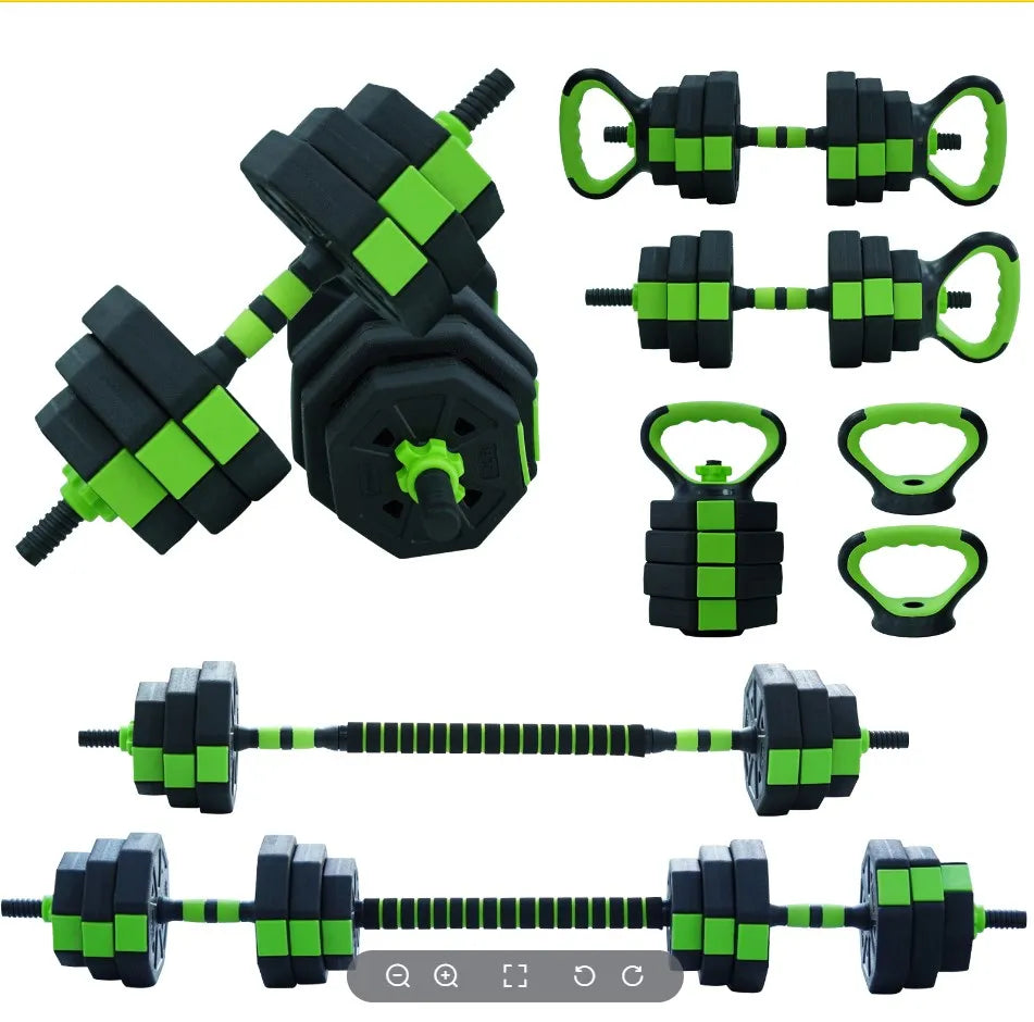 HiMISS 66lbs 88lbs 4 In 1 Adjustable Kettlebell Dumbbell Set Push Up Stand