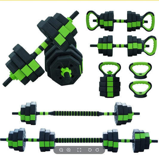 HiMISS 66lbs 88lbs 4 In 1 Adjustable Kettlebell Dumbbell Set Push Up Stand