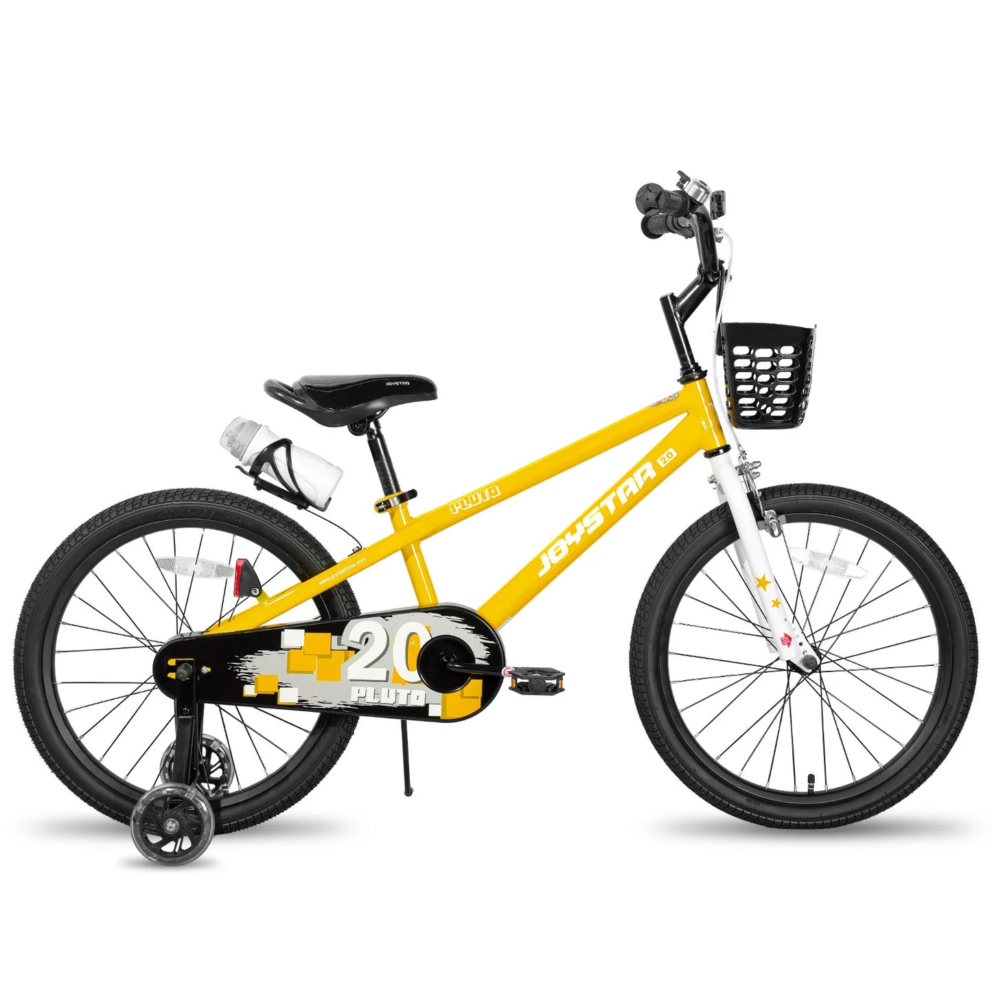 JOYSTAR 12 14 16 18 20 Kids Bike With Light Up Training Wheels For Ages 3 To 12