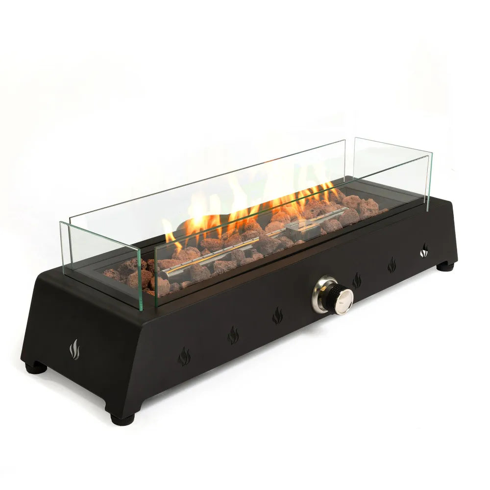 28 Inch Tabletop Propane Fire Pit With Quick Connect Joint
