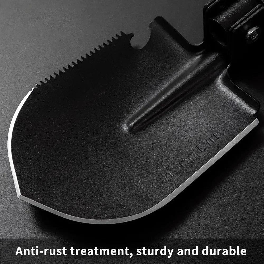 Multifunctional Garden Shovel 3-in-1 Folding Military Shovel for Camping, Fishing, Portable field survival tools
