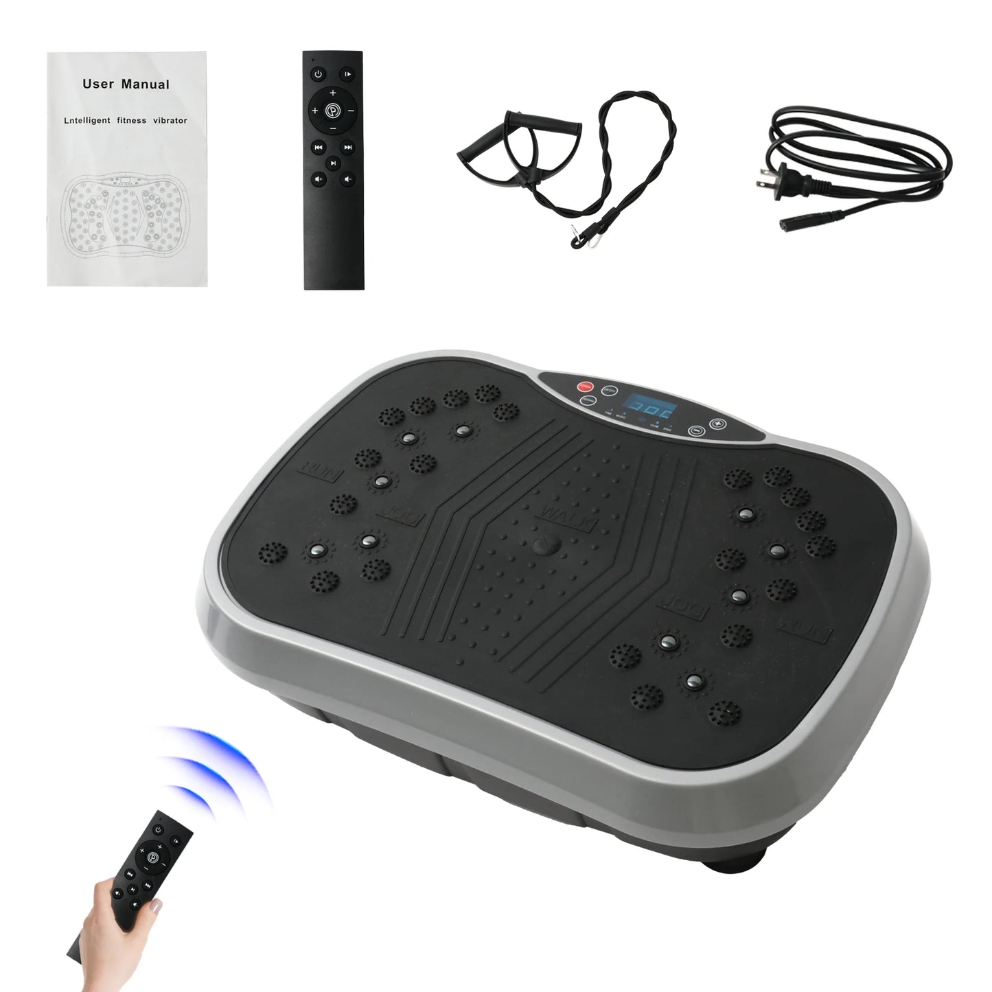 Vibration Plate Exercise Machine Fat Burning Home Fitness Equipment Portable