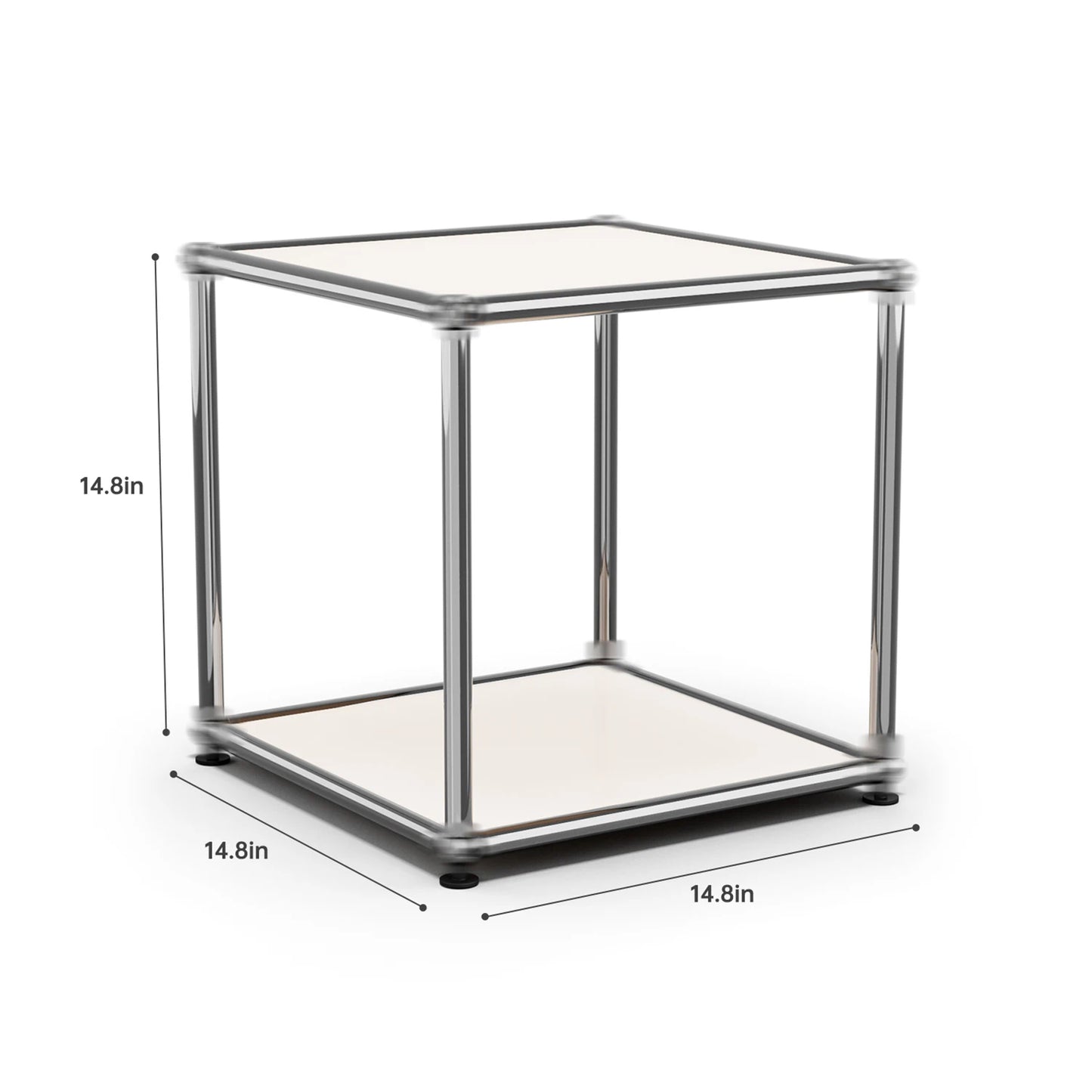 Modern Stainless Steel Storage Cabinet TV Stand Multi Shelf Organizer For Home