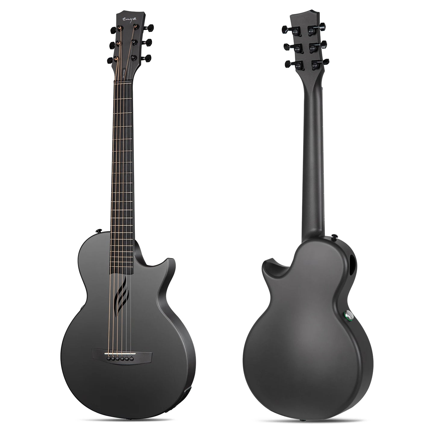 Enya Nova Go Sp1 Carbon Fiber Electric Acoustic Guitar 35 Inch with Pickup Case