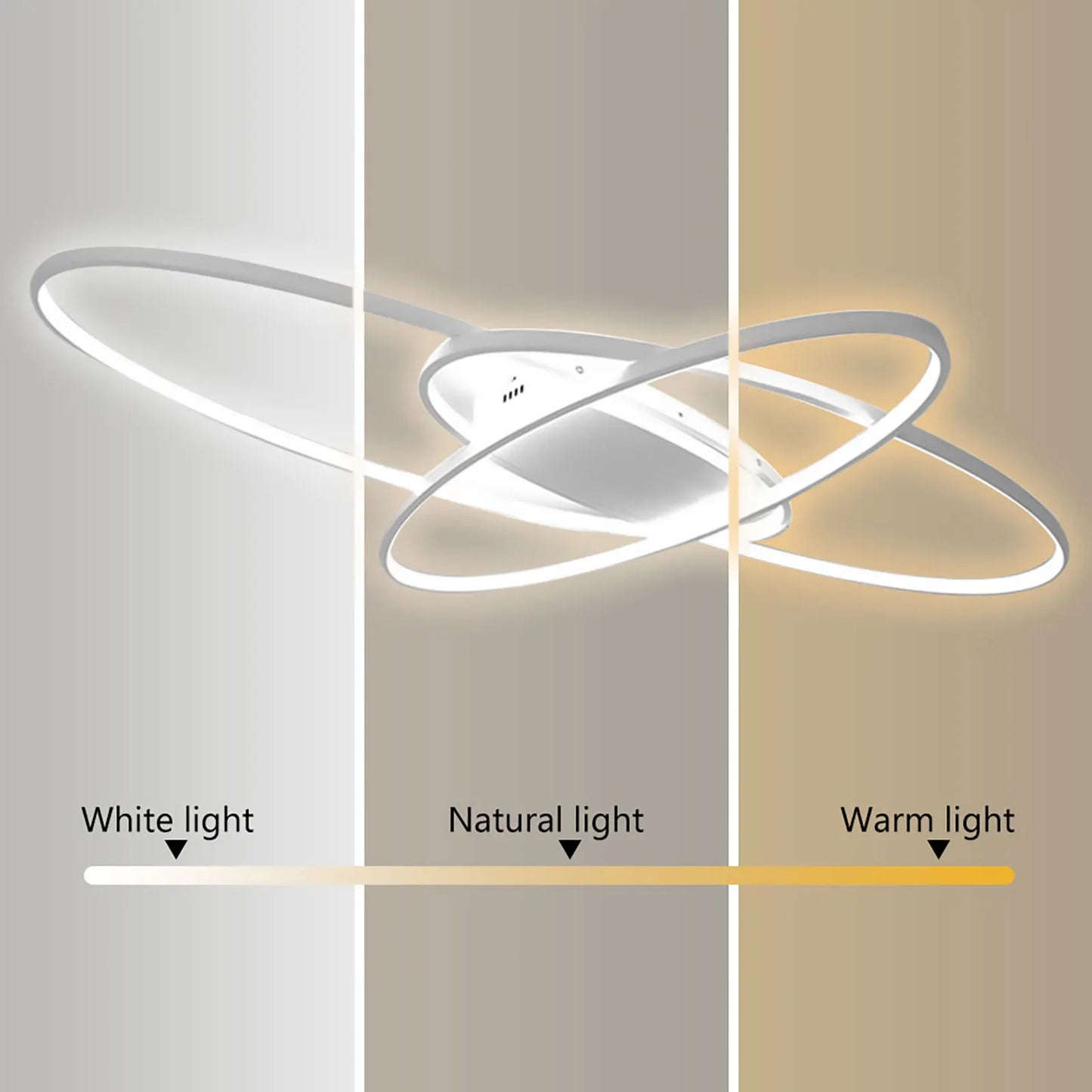 Geometric Modern Ceiling Light With Multifunctional Design