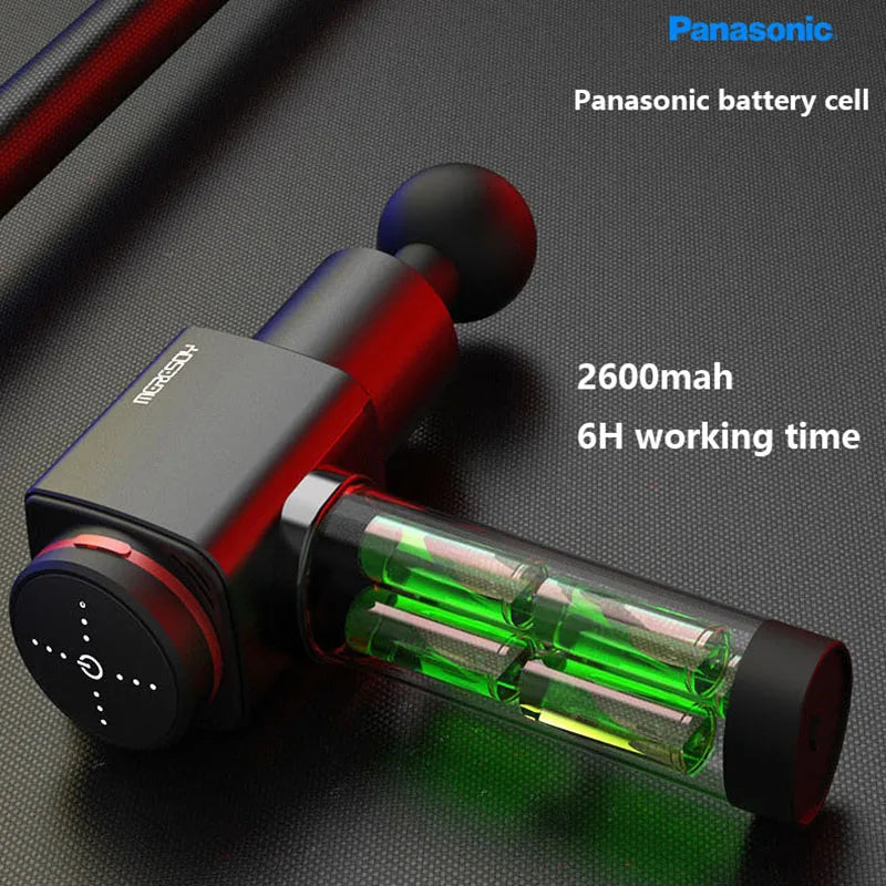 220W Professional Massage Gun Heating Aluminum Alloy Massager for Training