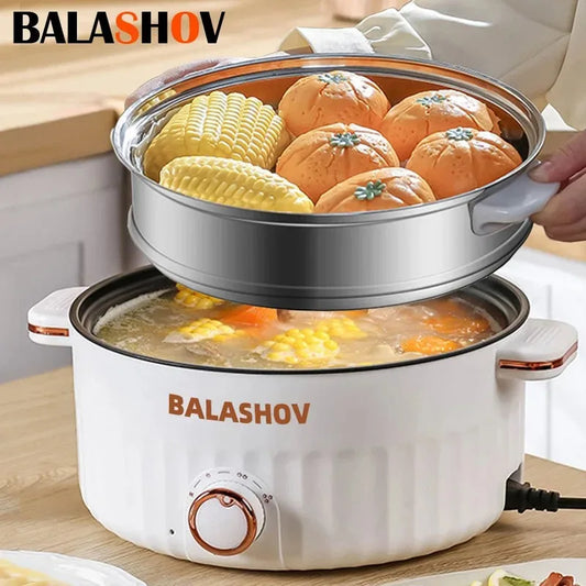 Portable Electric Multifunctional Double Layer Pot Cooker