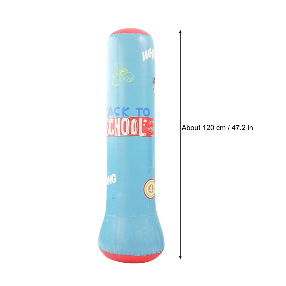 1.6M Inflatable Boxing Bag For Kids And Adults, Standing Punching Bag