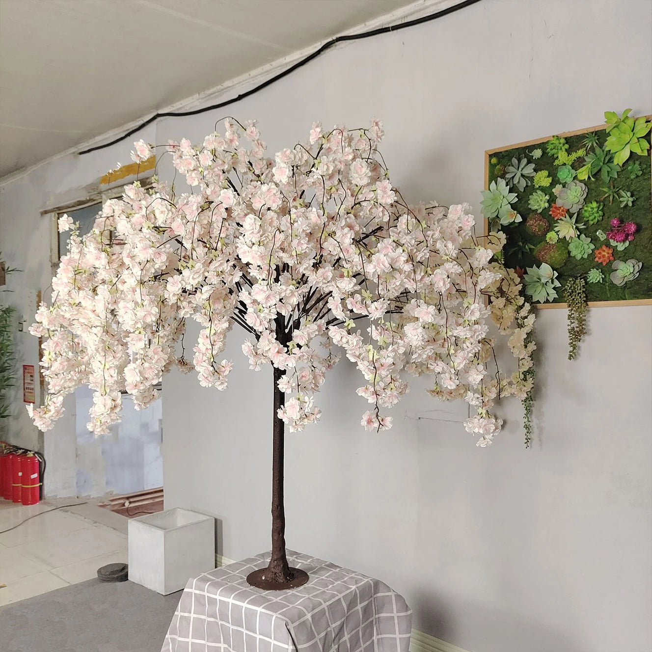 Silk Cherry Blossom Tree Floor Decoration for Weddings